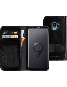 Mobiparts Excellent Wallet Case 2.0 Samsung Galaxy S9 Jade Black
