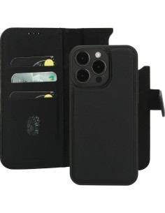 Mobiparts Leather 2 in 1 Wallet Case Apple iPhone 15 Pro Max Black