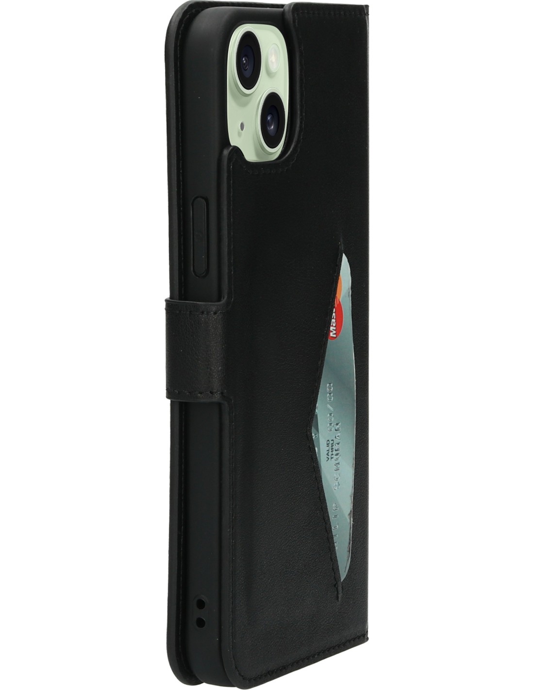 Mobiparts Classic Wallet Case Apple iPhone 15 Plus Black