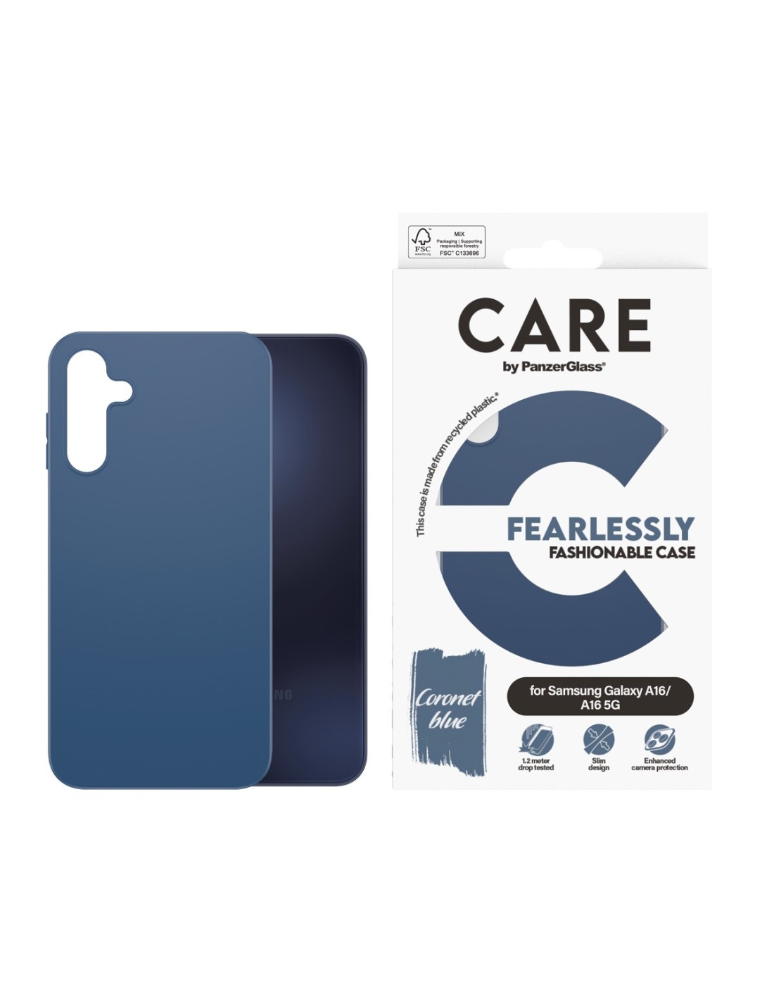 CARE by PanzerGlass Fashionable Case Blue Samsung A16