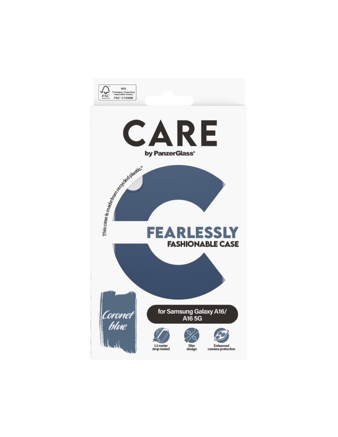CARE by PanzerGlass Fashionable Case Blue Samsung A16