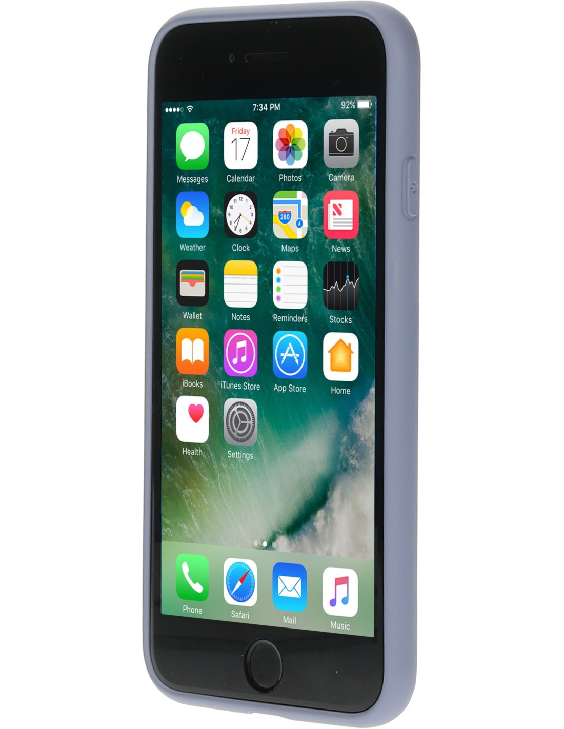Mobiparts Silicone Cover Apple iPhone 7 8 SE (2020 2022) Royal Grey