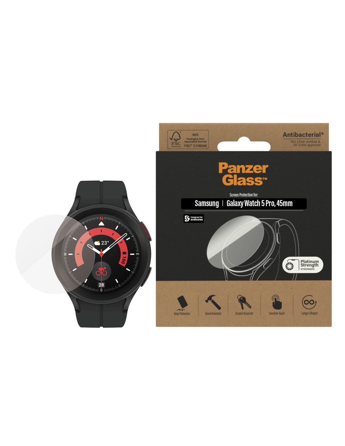 PanzerGlass Samsung Galaxy Watch 5 Pro 45mm