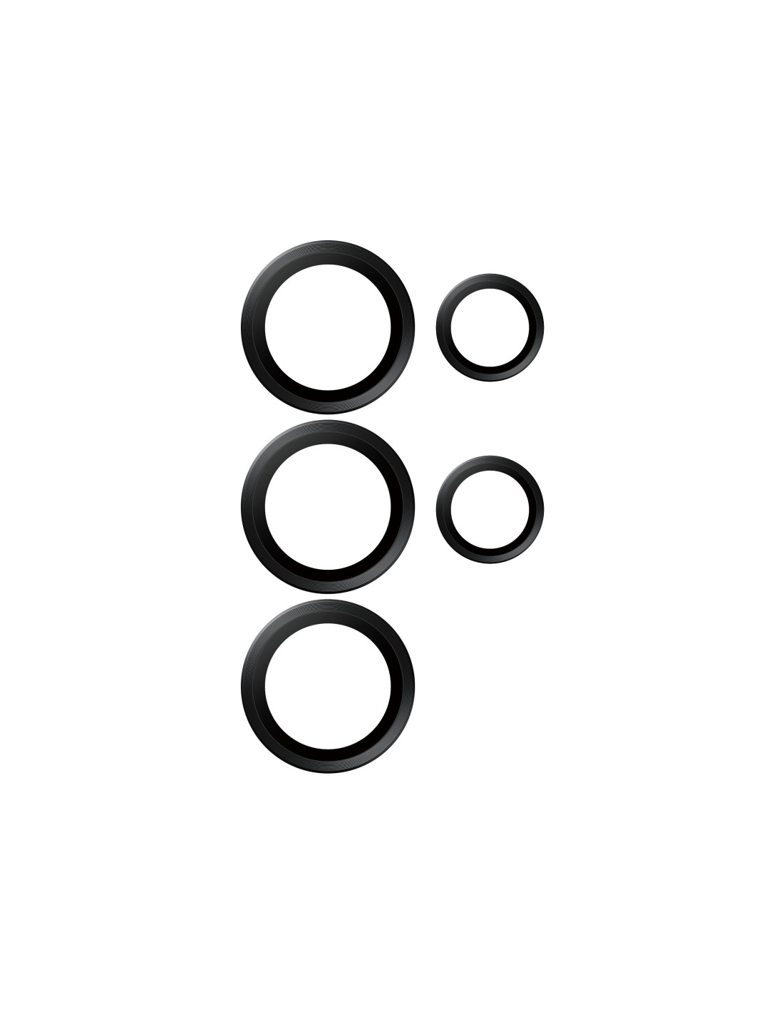 PanzerGlass Hoops Rings Samsung Galaxy S25 Ultra Black