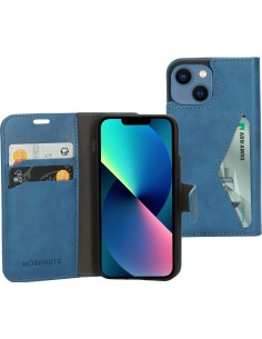 Mobiparts Classic Wallet Case Apple iPhone 13 Mini Steel Blue