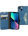 Mobiparts Classic Wallet Case Apple iPhone 13 Mini Steel Blue