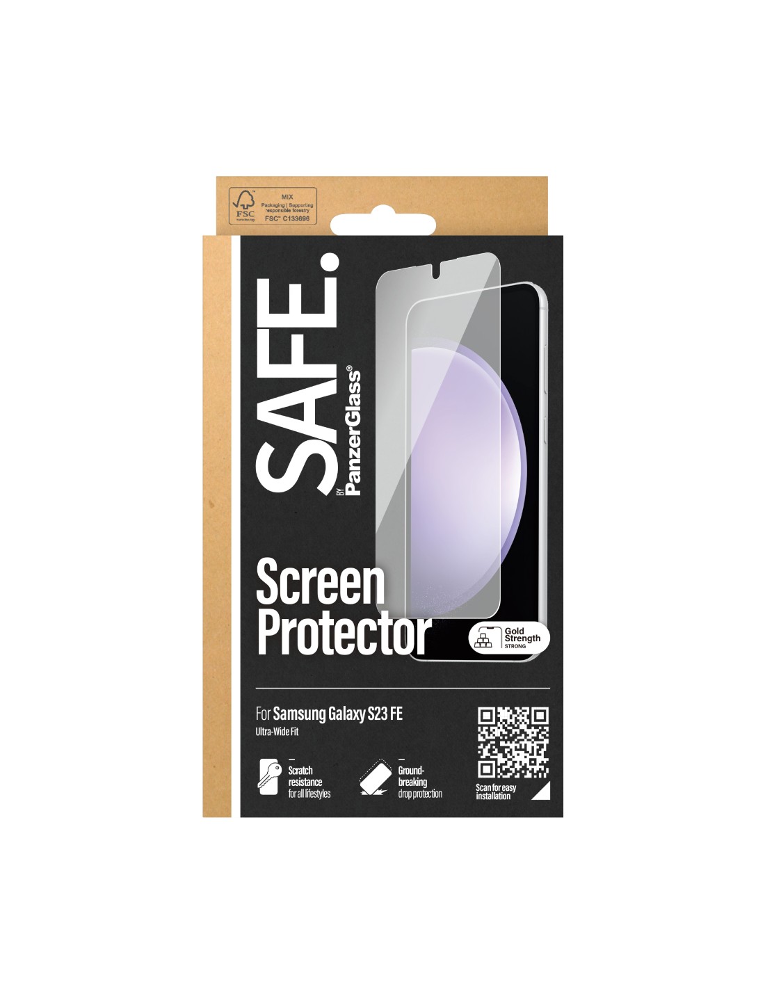 SAFE by Panzerglass Samsung Galaxy S23 FE - Ultra-Wide-Fit