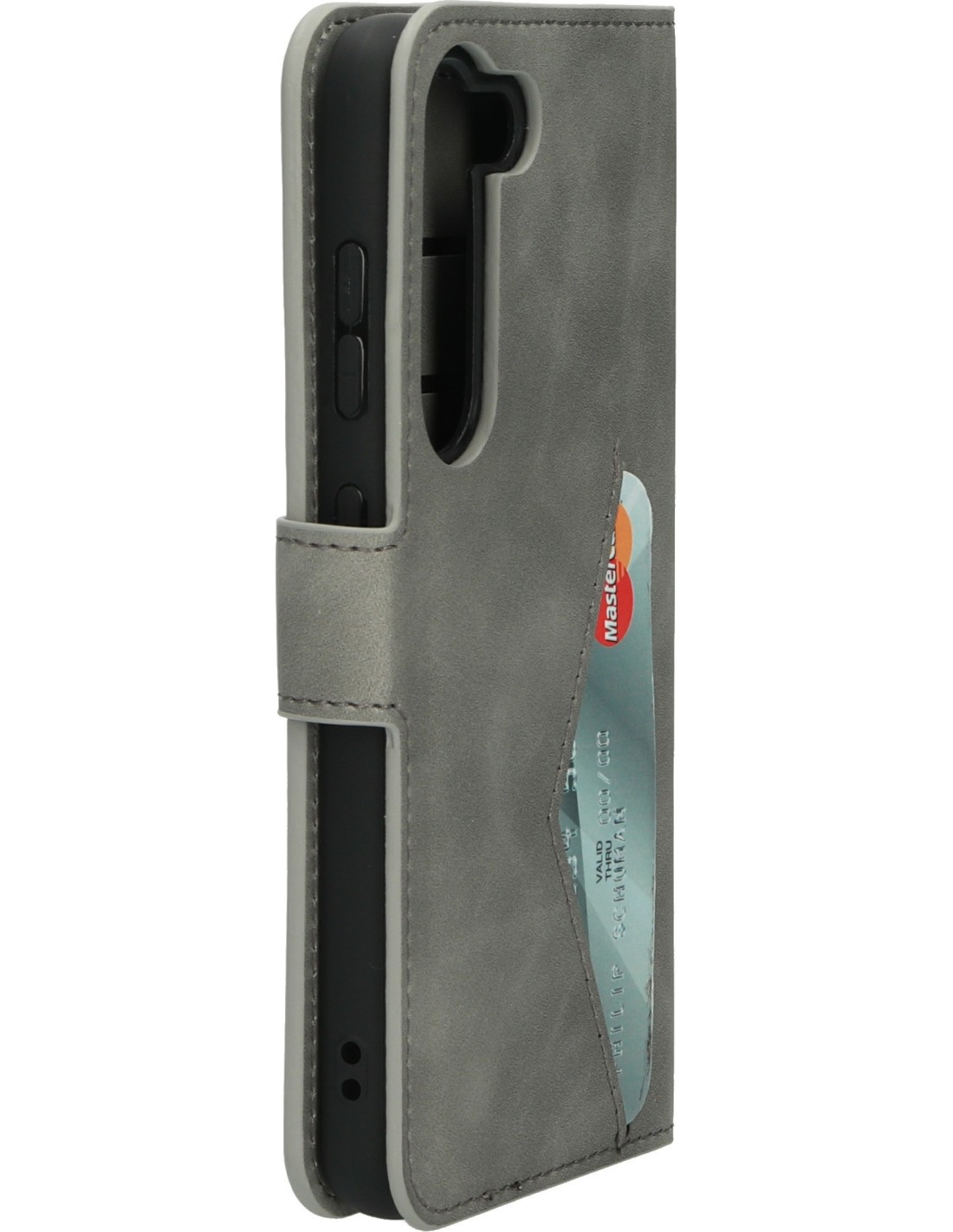 Mobiparts Classic Wallet Case Samsung Galaxy S23 (2023) Granite Grey