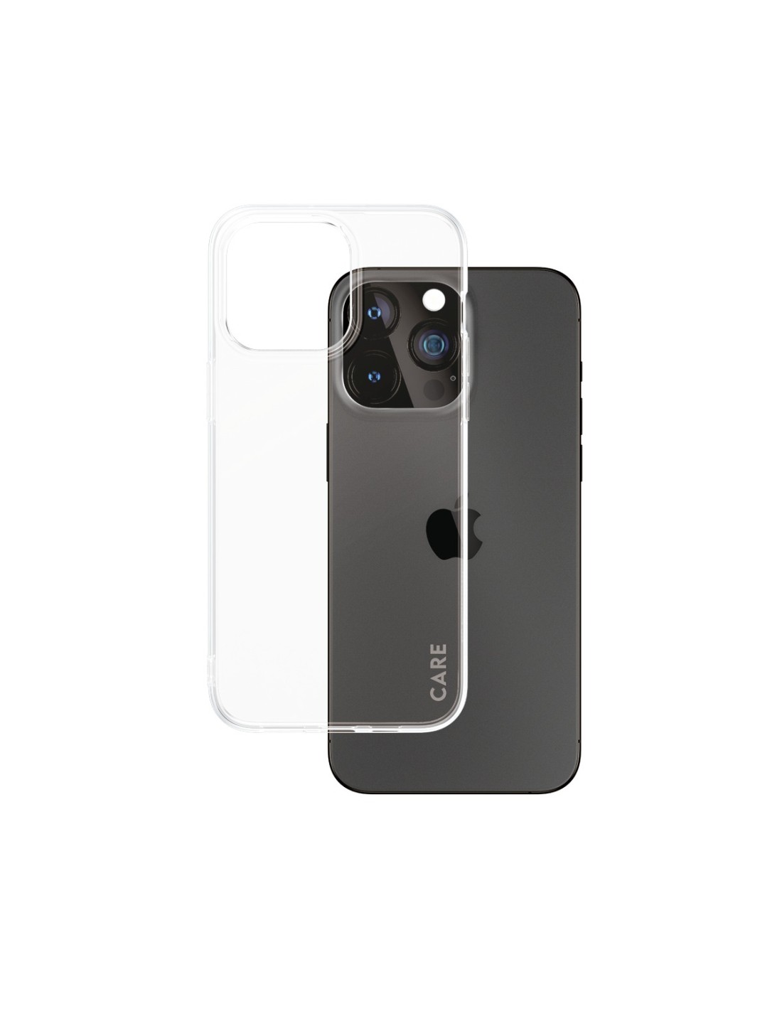 CARE by PanzerGlass Fashionable Case Transparent X-Ray Soft Basic iPhone 15 Pro Max