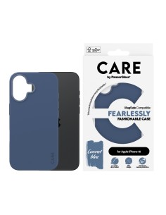 CARE by PanzerGlass Fashionable Case Blue w. MagSafe iPhone 16 2