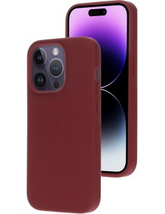Mobiparts Silicone Cover Apple iPhone 14 Pro Plum Red