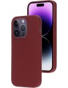 Mobiparts Silicone Cover Apple iPhone 14 Pro Plum Red
