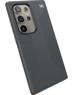 Speck Presidio2 Grip Samsung Galaxy S24 Ultra Charcoal Grey - with Microban
