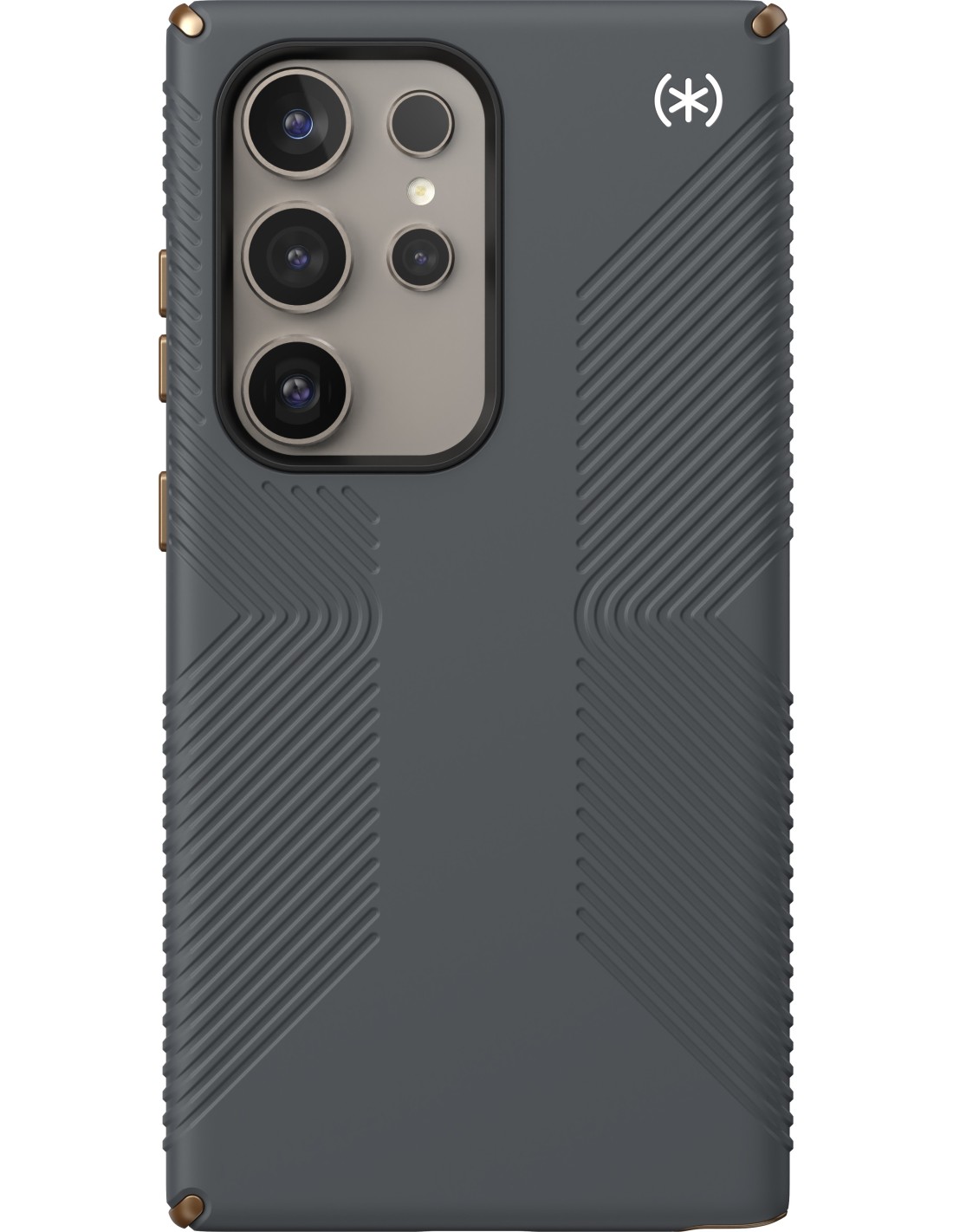 Speck Presidio2 Grip Samsung Galaxy S24 Ultra Charcoal Grey - with Microban
