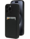 Mobiparts Classic TPU Case with Cardholder Apple iPhone 15 Pro Max Matt Black