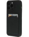 Mobiparts Classic TPU Case with Cardholder Apple iPhone 15 Pro Max Matt Black