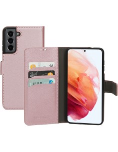 Mobiparts Saffiano Wallet Case Samsung Galaxy S21 Pink