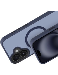 Mobiparts Hardcover Apple iPhone 16 Satin Blue (Magsafe Compatible) 2