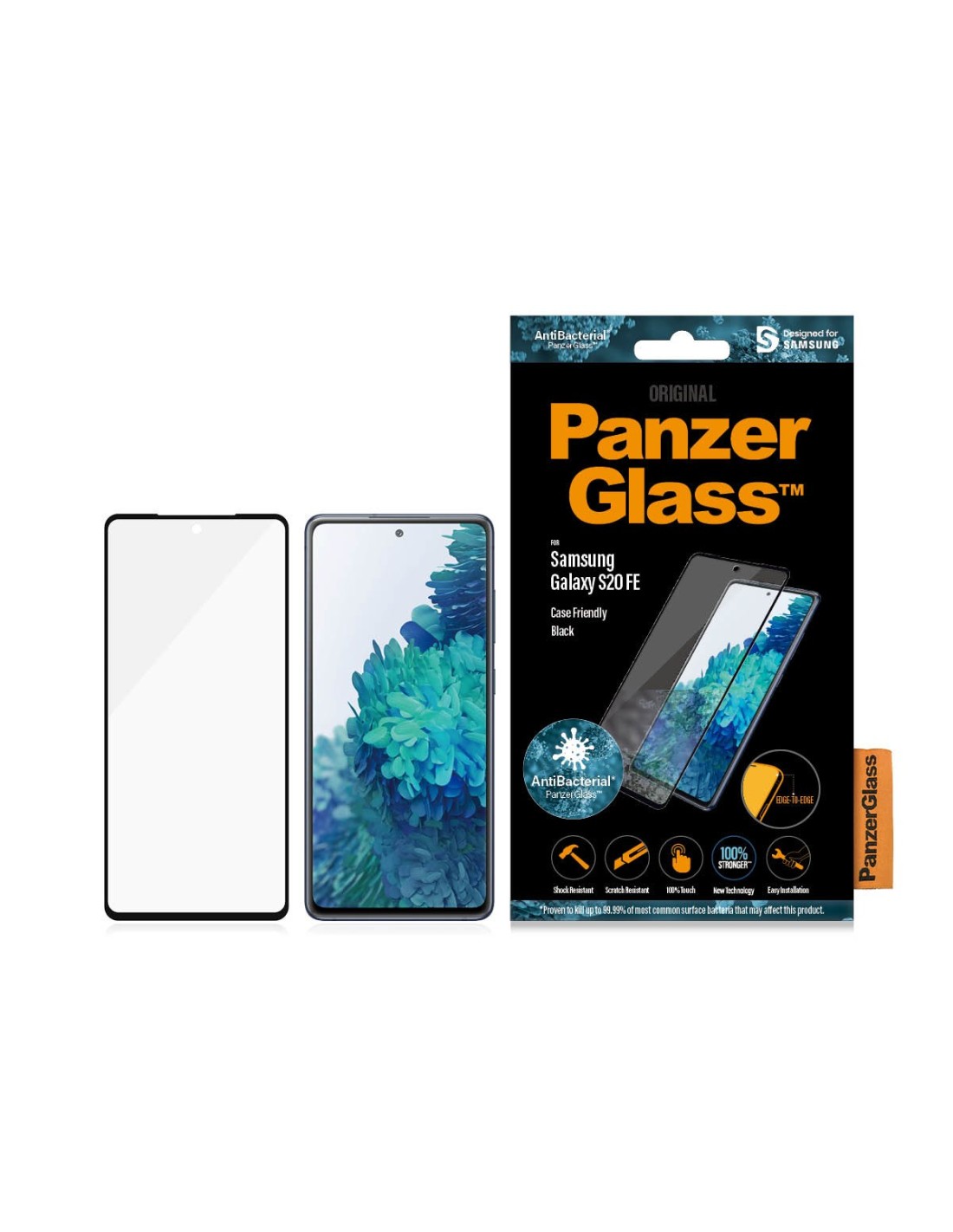 PanzerGlass Samsung Galaxy S20 FE (2020) Black CF Super+ Glass