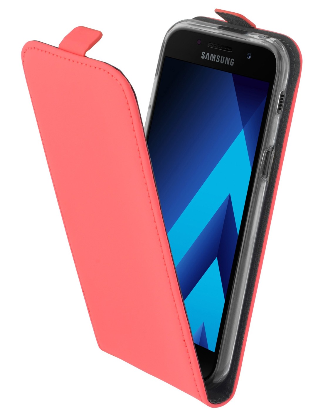 Mobiparts Premium Flip TPU Case Samsung Galaxy A5 (2017) Peach Pink