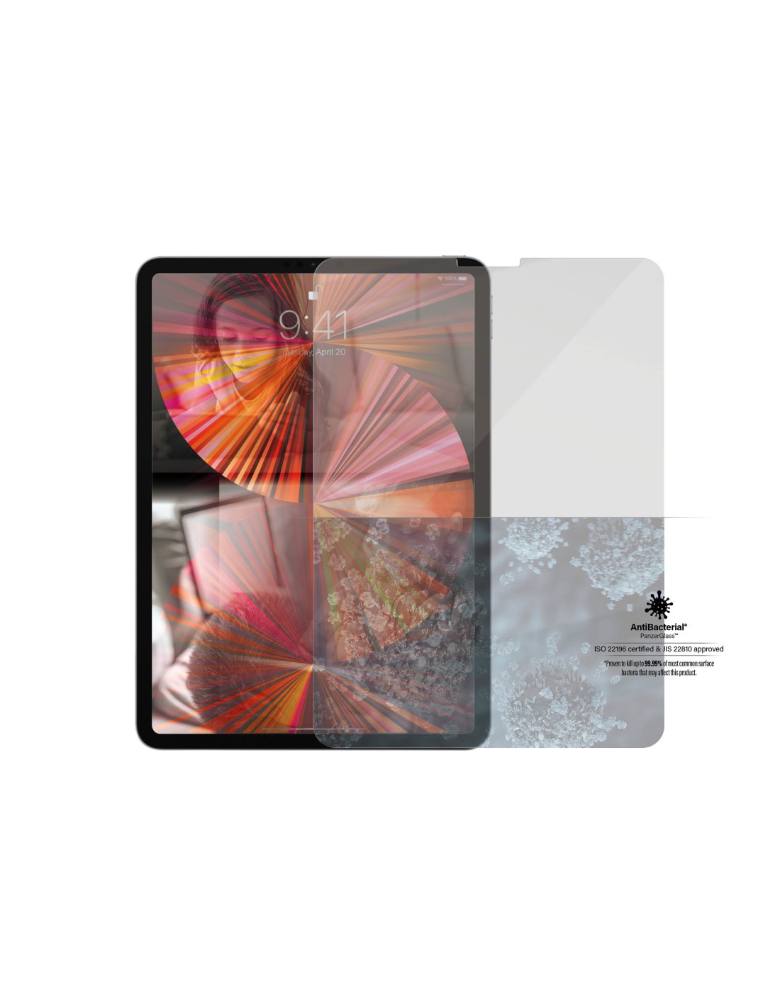 PanzerGlass Apple iPad Air 4 10.9 4th gen   iPad Pro 11 inch (2018 2020 2021 2022) CF Super+ Glass