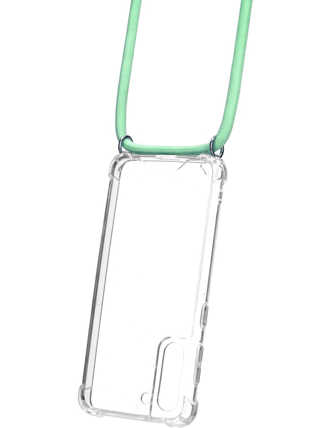 Mobiparts Lanyard Case Samsung Galaxy S21 Green Cord