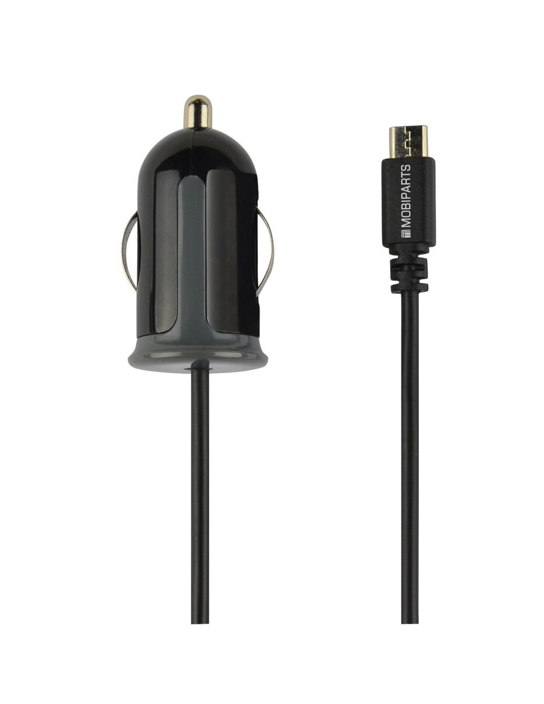Mobiparts Car Charger Micro USB 2.1A Black