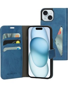 Mobiparts Classic Wallet Case Apple iPhone 15 Steel Blue
