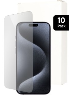 Mobiparts Regular Tempered Glass Apple iPhone 15 Pro Max- 10 Pack