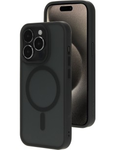 Mobiparts Hardcover Apple iPhone 15 Pro Satin Black (Magsafe Compatible)