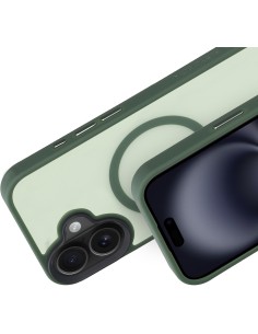 Mobiparts Hardcover Apple iPhone 16 Satin Green (Magsafe Compatible) 2