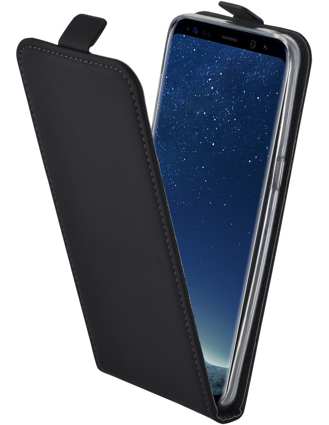 Mobiparts Premium Flip TPU Case Samsung Galaxy S8 Black