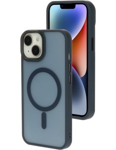 Mobiparts Hardcover Apple iPhone 14 13 Satin Blue (Magsafe Compatible)