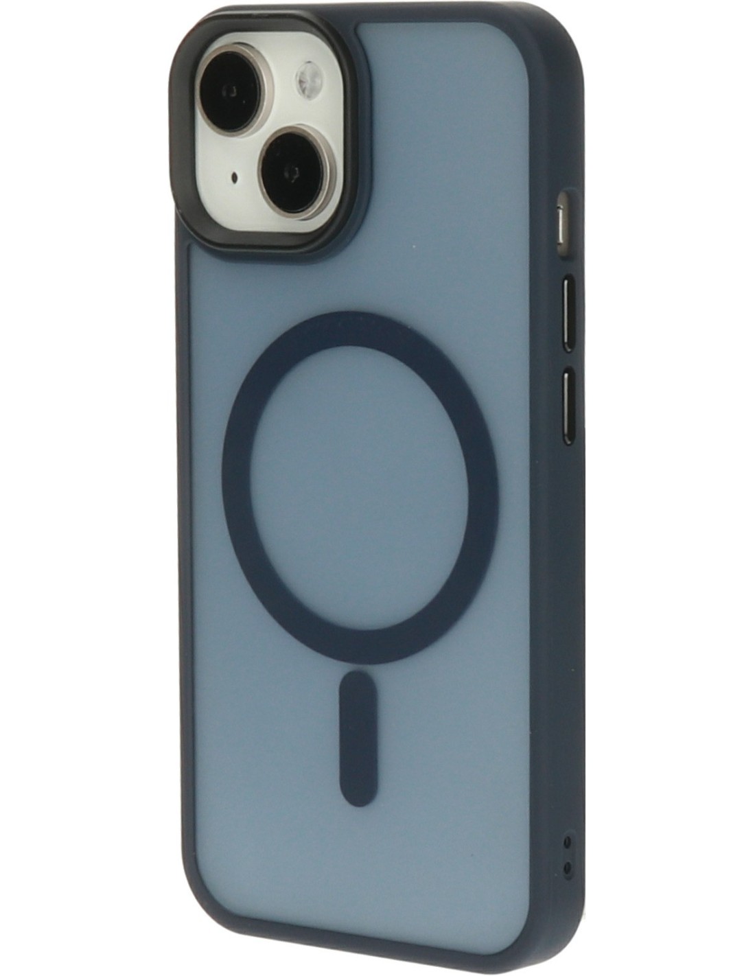 Mobiparts Hardcover Apple iPhone 14 13 Satin Blue (Magsafe Compatible)