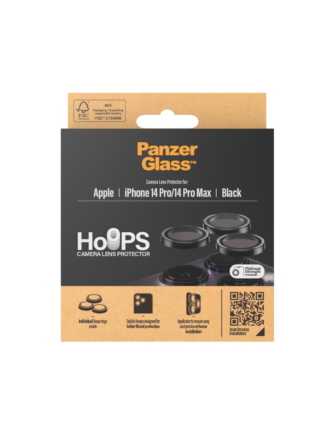 PanzerGlass Hoops Rings Apple iPhone 14 Pro 14 Pro Max