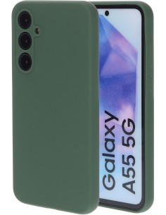 Mobiparts Silicone Cover Samsung Galaxy A55 Forest Green