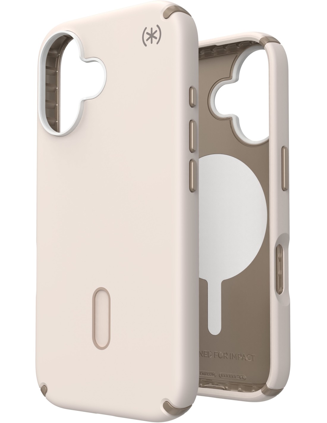 Speck Presidio2 Pro + ClickLock Apple iPhone 16 Bleached Bone - with Microban