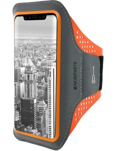 Mobiparts Comfort Fit Sport Armband Apple iPhone 11 Neon Orange