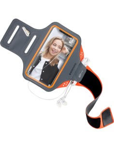 Mobiparts Comfort Fit Sport Armband Apple iPhone 11 Neon Orange 2