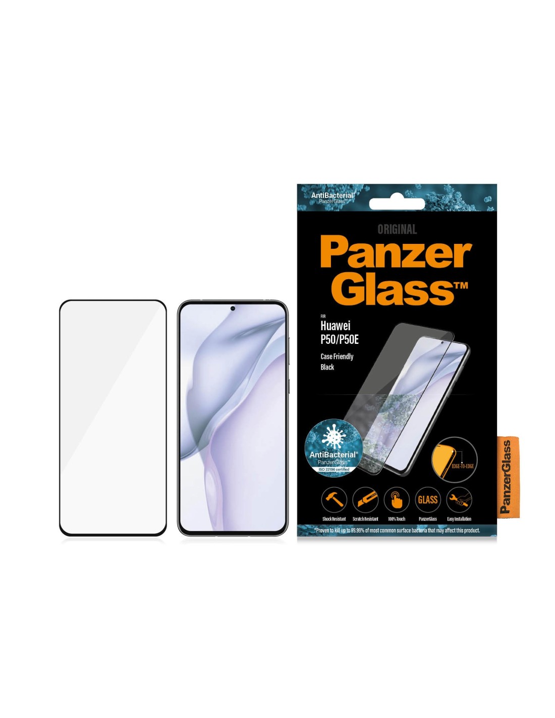 PanzerGlass Huawei P50 Black CF Super+ Glass AB