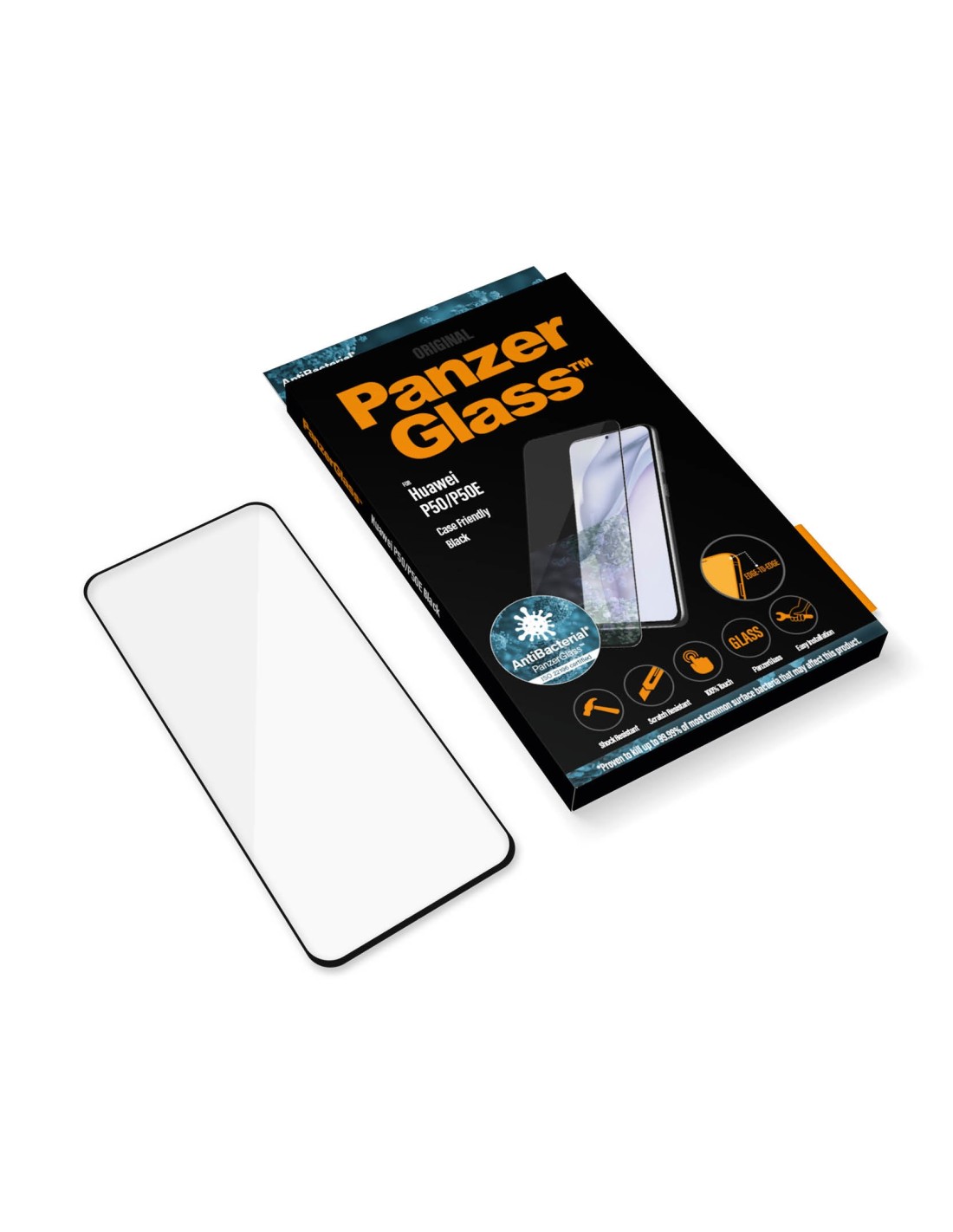 PanzerGlass Huawei P50 Black CF Super+ Glass AB