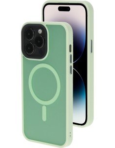 Mobiparts Hardcover Apple iPhone 14 Pro Max Satin Light Green Ltd Edition  (Magsafe Compatible)