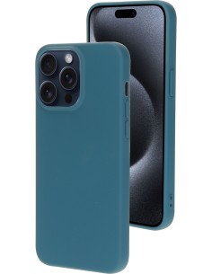 Mobiparts Silicone Cover Apple iPhone 15 Pro Max Blueberry Blue