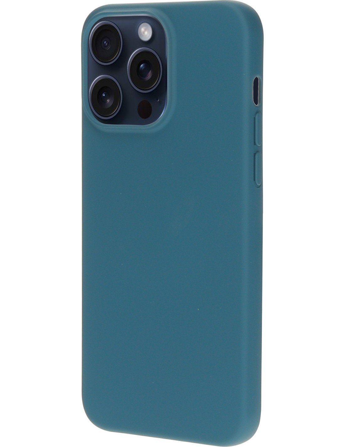 Mobiparts Silicone Cover Apple iPhone 15 Pro Max Blueberry Blue