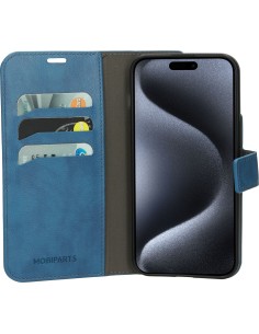 Mobiparts Classic Wallet Case Apple iPhone 15 Pro Max Steel Blue 2