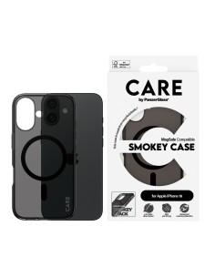 CARE by PanzerGlass Flagship Case Smokey Urban Combat w. Black MagSafe iPhone 16 2