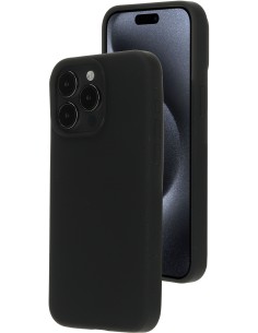 Mobiparts Silicone  Cover Apple iPhone 15 Pro Max Black (Magsafe Compatible)