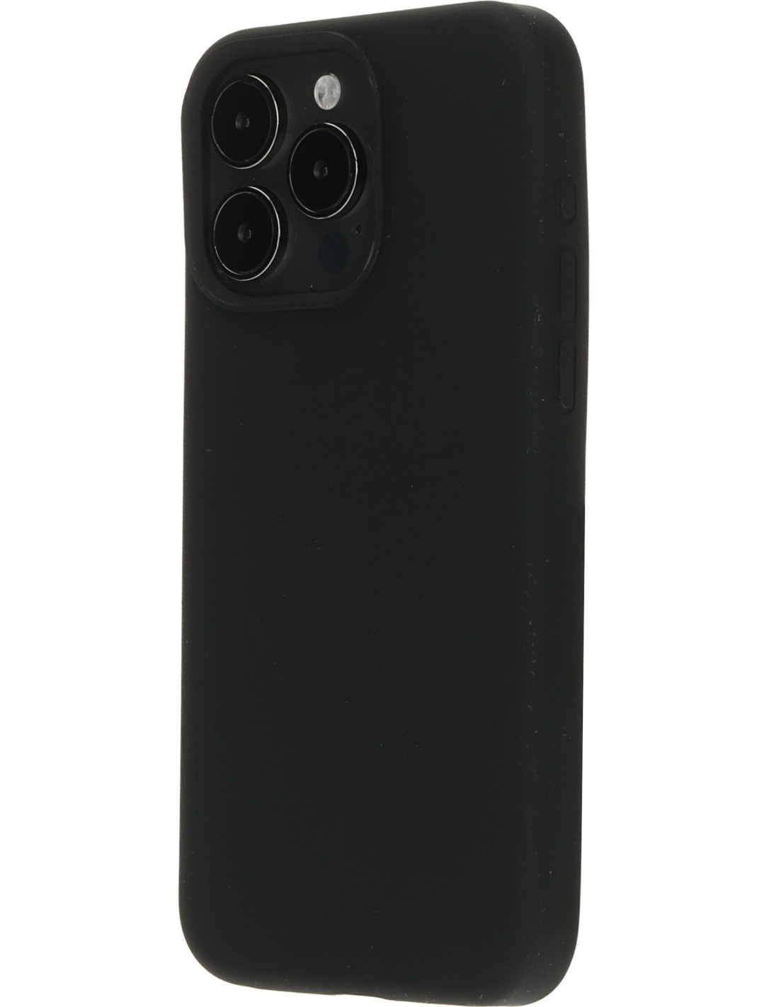 Mobiparts Silicone  Cover Apple iPhone 15 Pro Max Black (Magsafe Compatible)