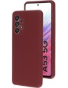 Mobiparts Silicone Cover Samsung Galaxy A53 (2022) Plum Red