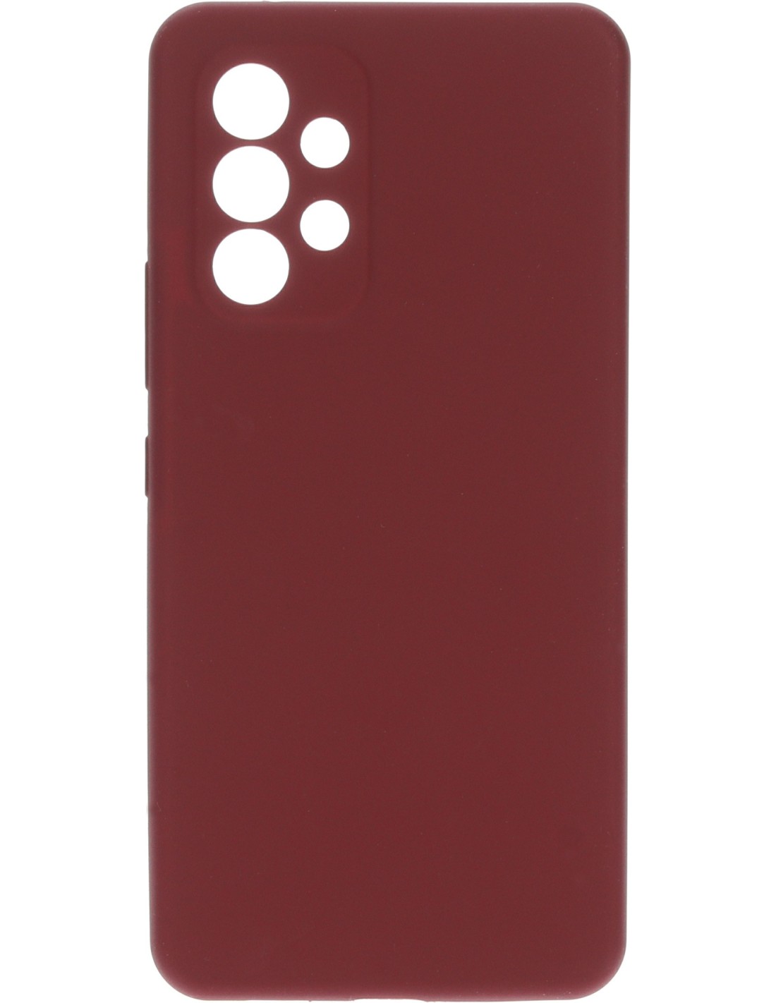 Mobiparts Silicone Cover Samsung Galaxy A53 (2022) Plum Red